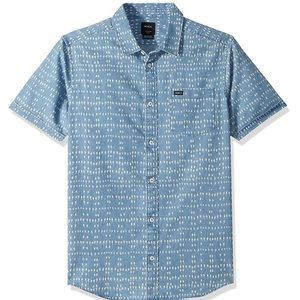 RVCA Nakama Dot Short Sleeve Button Down